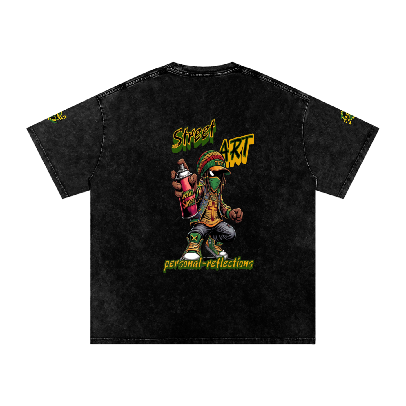 Vintage Heavyweight Snow Washed Oversized T-Shirt | Streetwear Tee