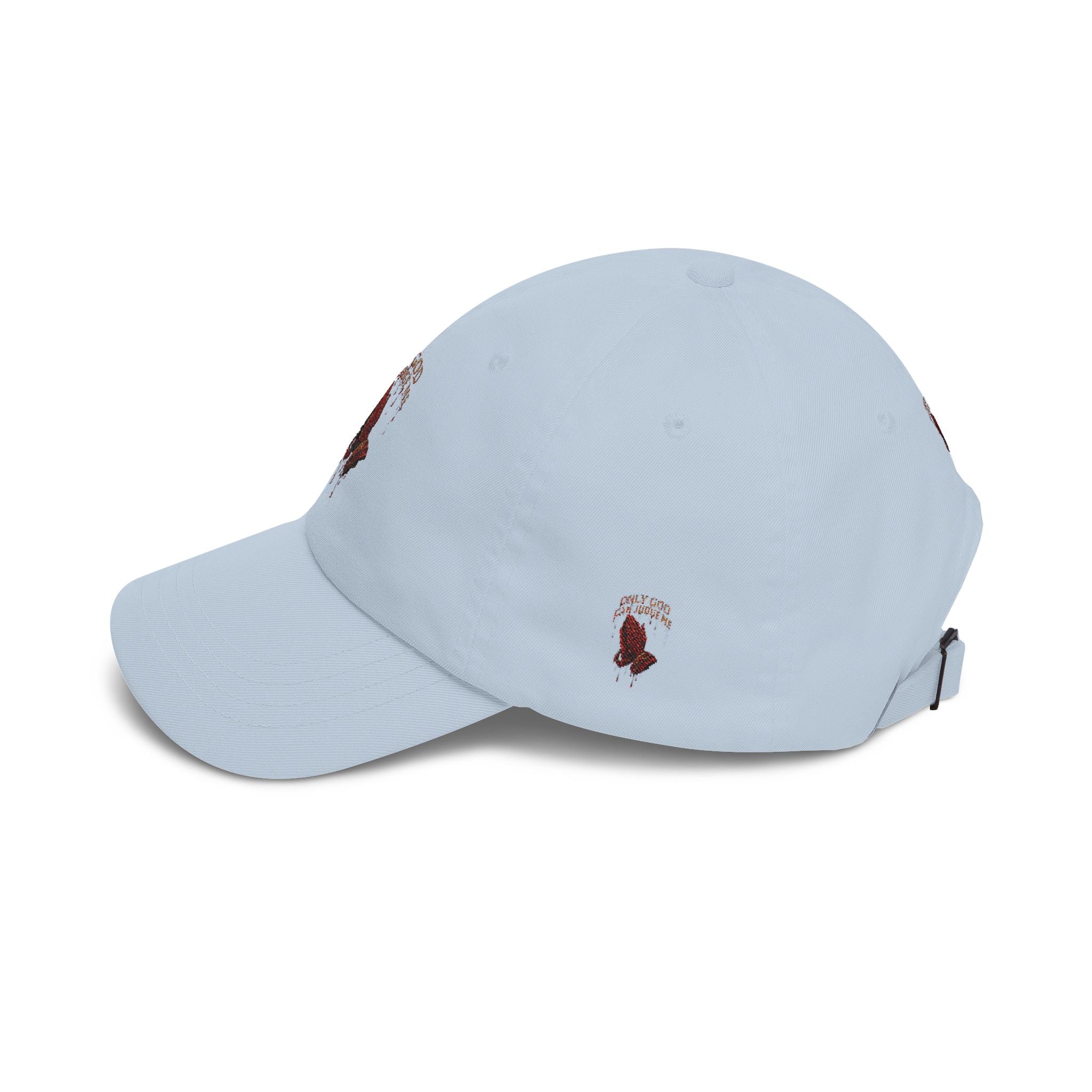 PRAYING HANDS Embroidered Cap White Baseball Hat