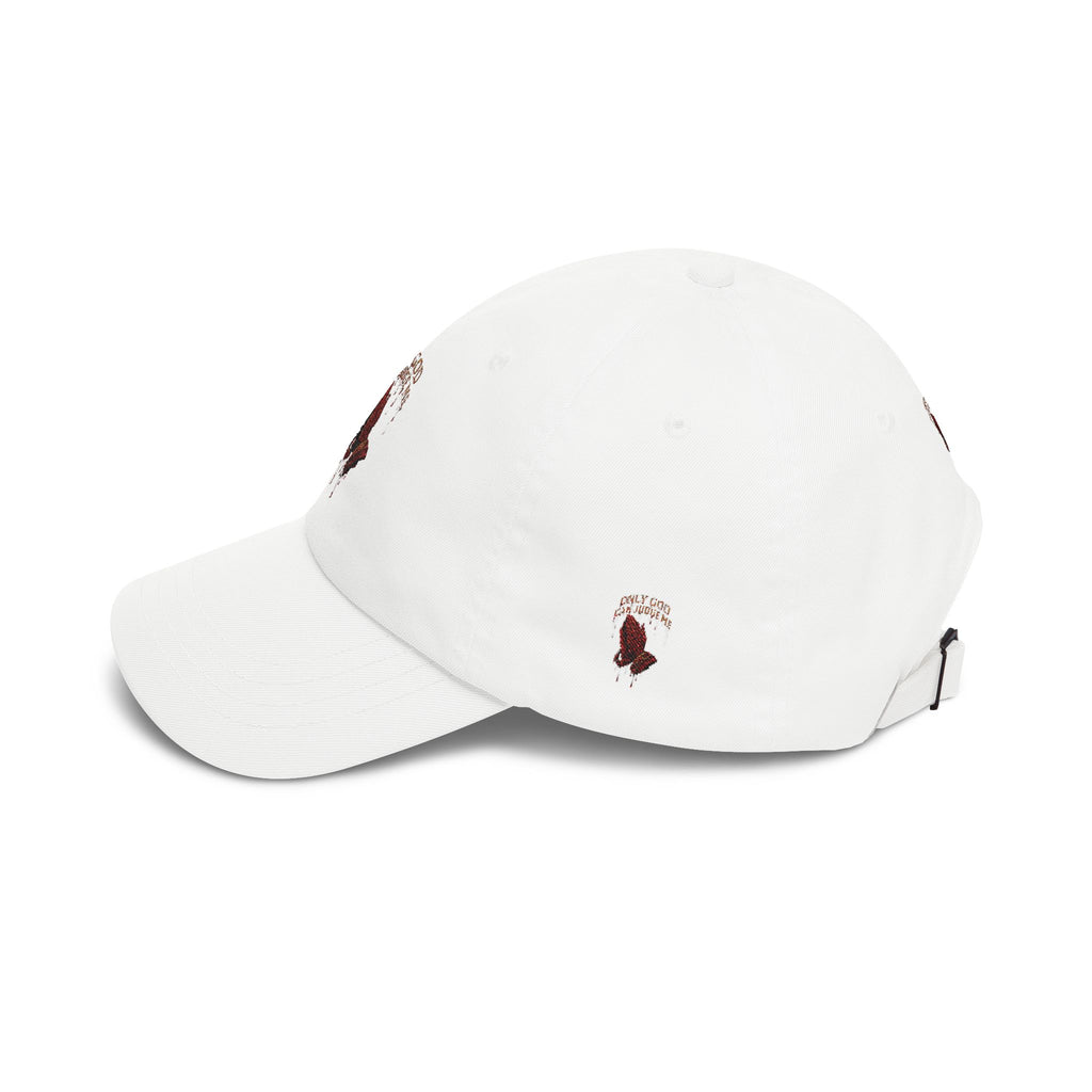 PRAYING HANDS Embroidered Cap White Baseball Hat