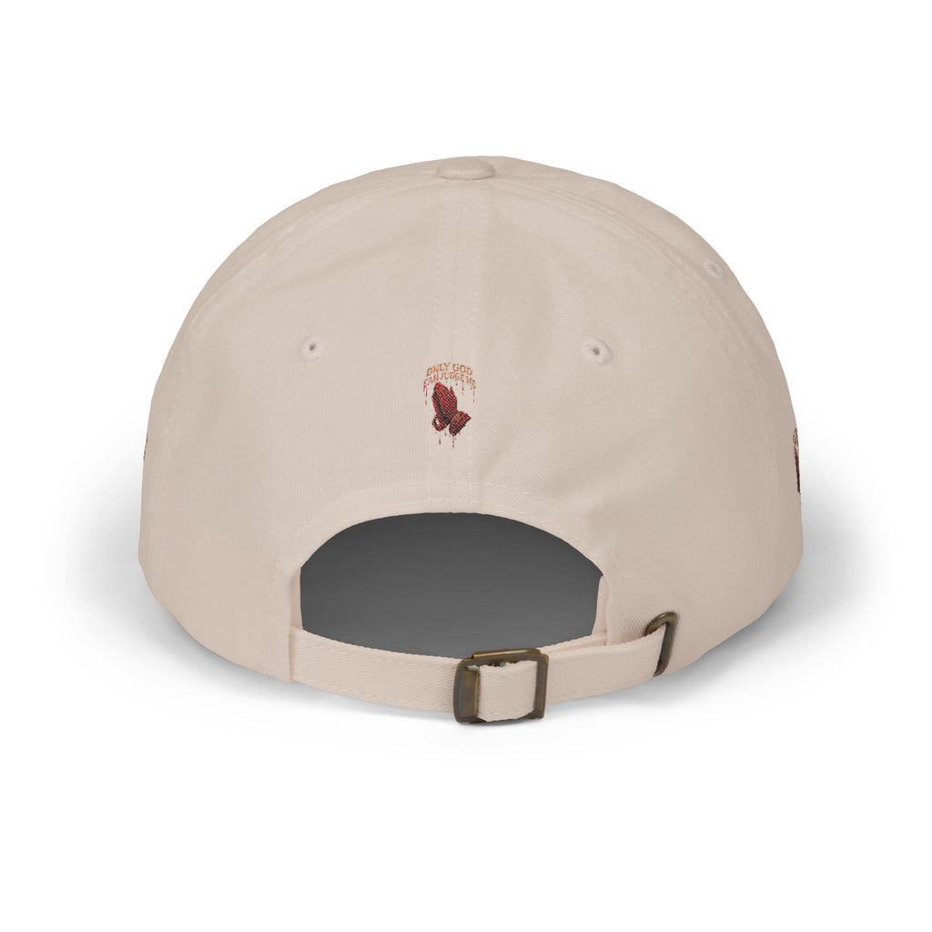 PRAYING HANDS Embroidered Cap White Baseball Hat