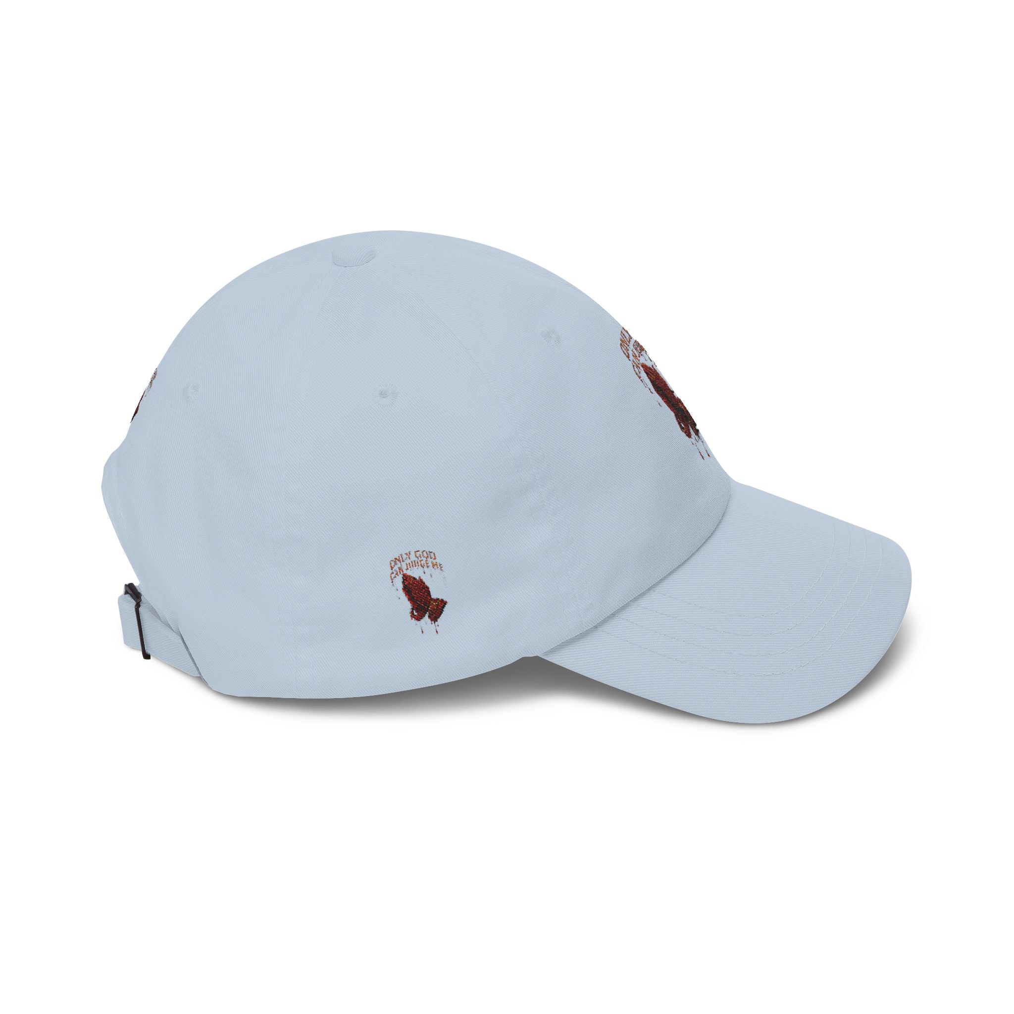 PRAYING HANDS Embroidered Cap White Baseball Hat