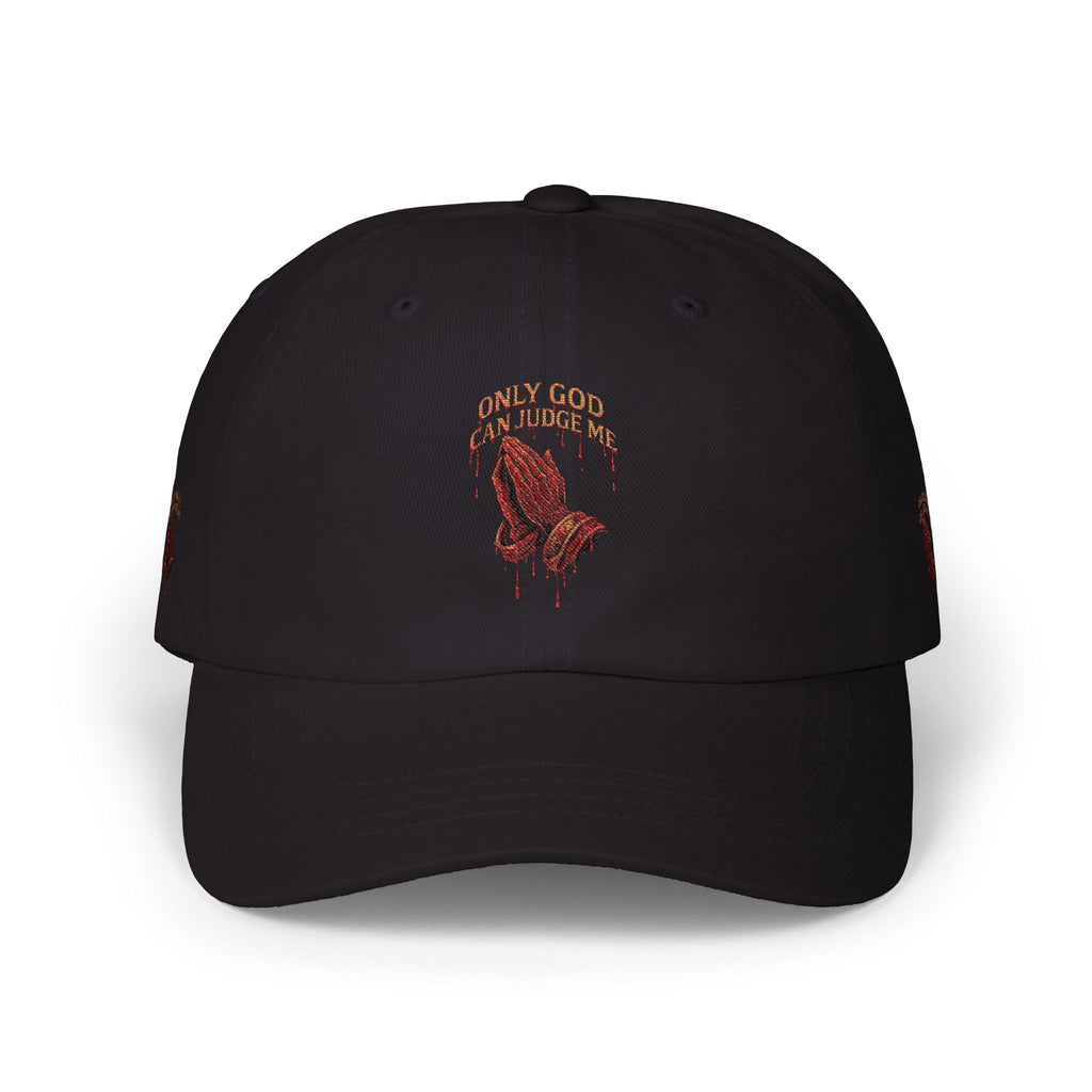 PRAYING HANDS Embroidered Cap White Baseball Hat