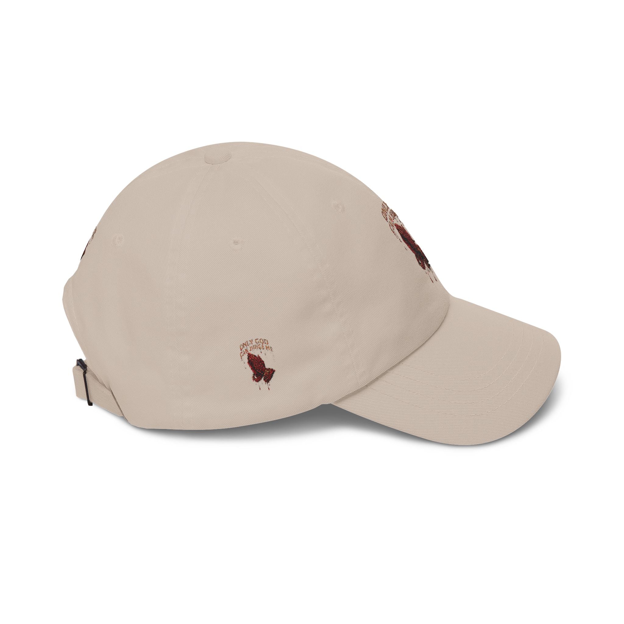 PRAYING HANDS Embroidered Cap White Baseball Hat
