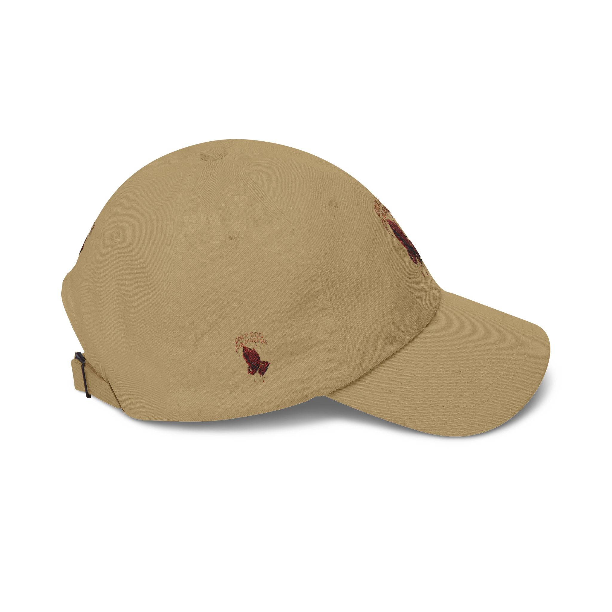 PRAYING HANDS Embroidered Cap White Baseball Hat