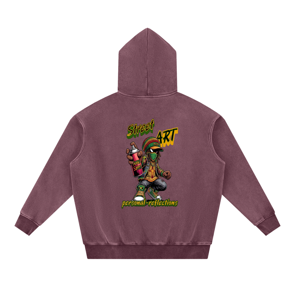 Vintage Snow Wash Oversized Hoodie