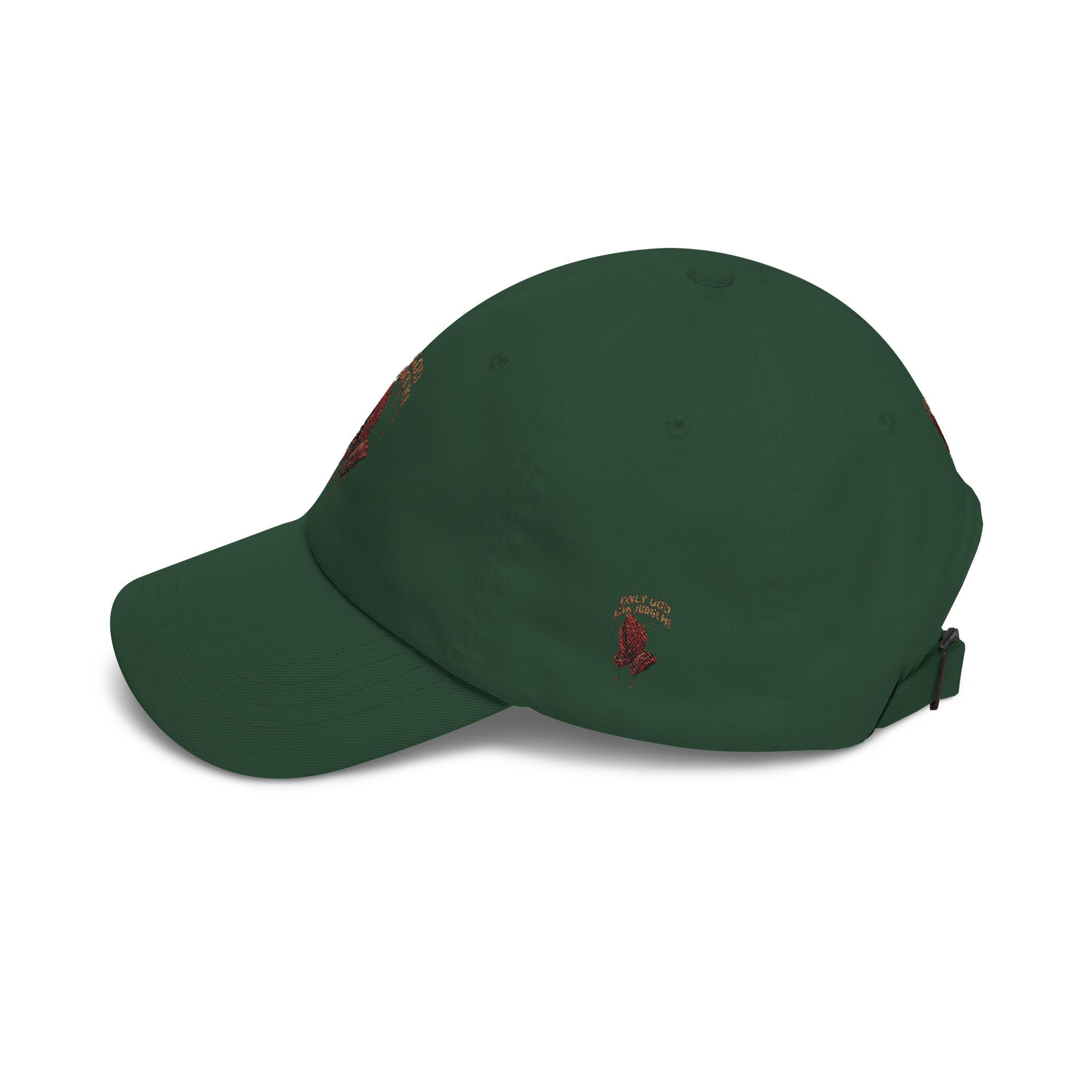 PRAYING HANDS Embroidered Cap White Baseball Hat