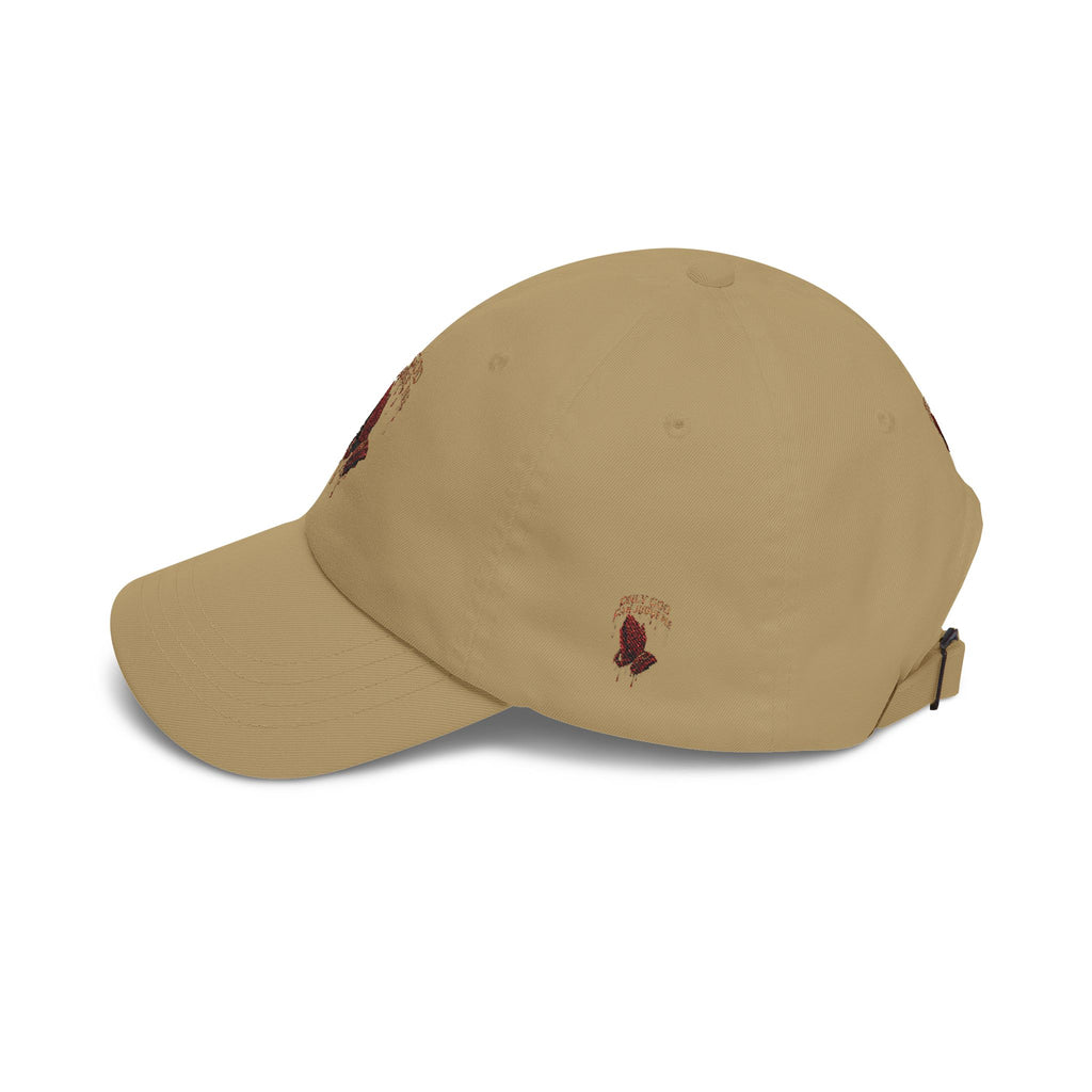 PRAYING HANDS Embroidered Cap White Baseball Hat
