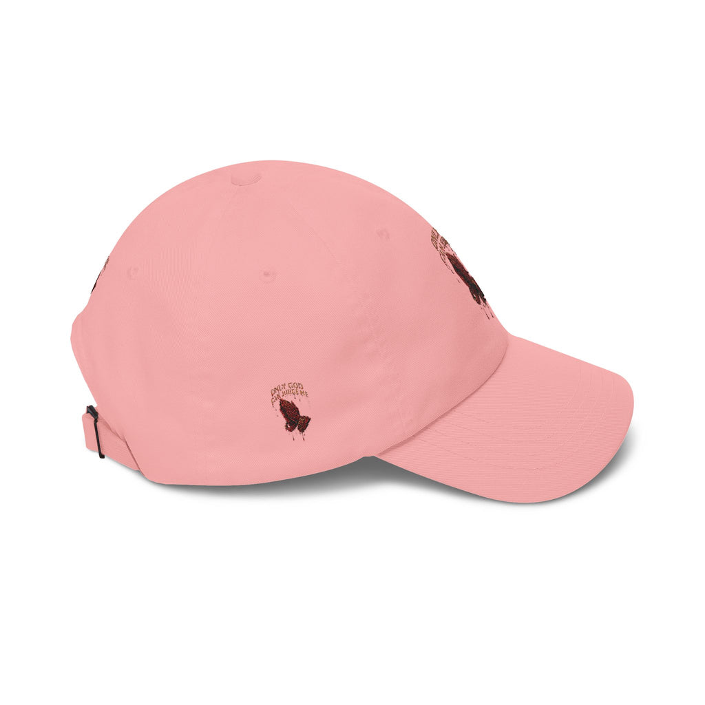PRAYING HANDS Embroidered Cap White Baseball Hat