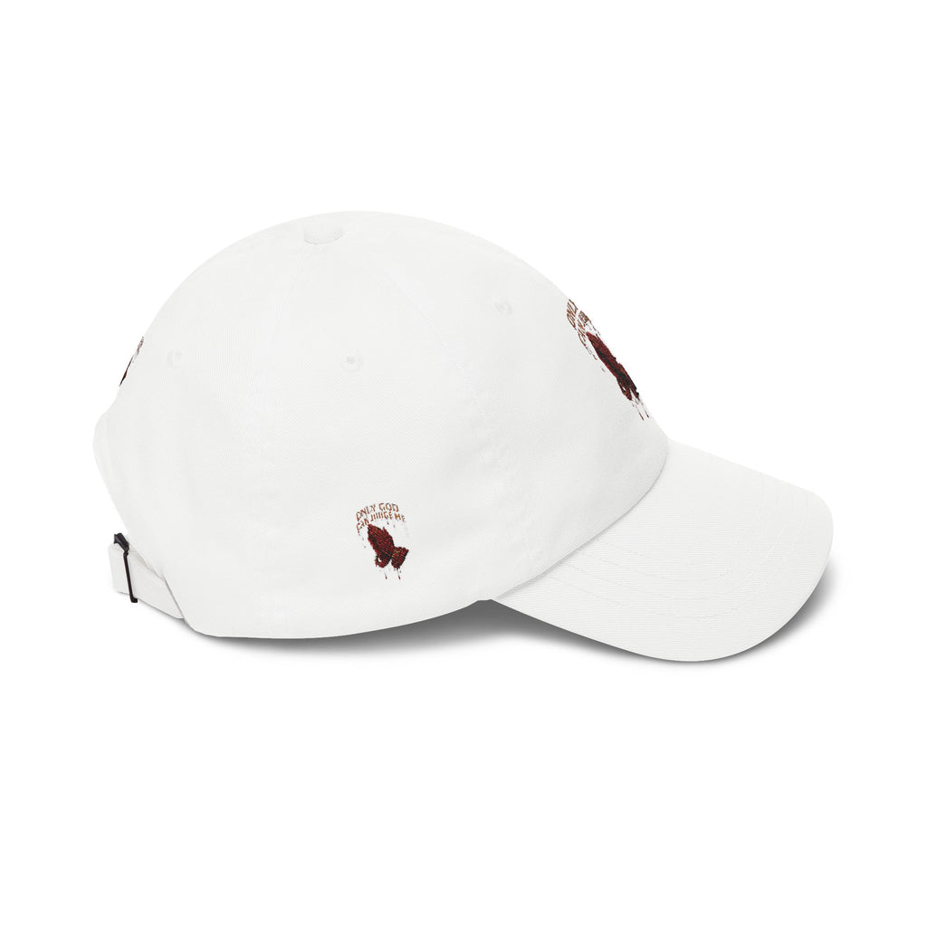 PRAYING HANDS Embroidered Cap White Baseball Hat