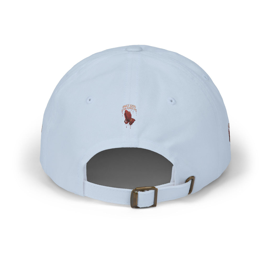 PRAYING HANDS Embroidered Cap White Baseball Hat