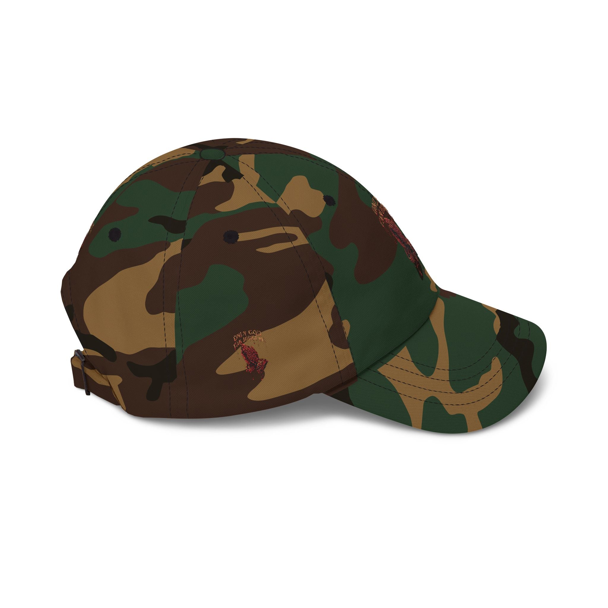 PRAYING HANDS Embroidered Cap White Baseball Hat