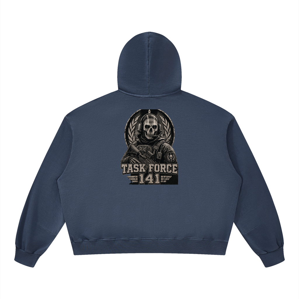 Unisex Boxy Vintage Washed Hoodie