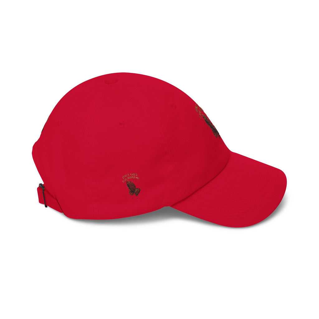 PRAYING HANDS Embroidered Cap White Baseball Hat