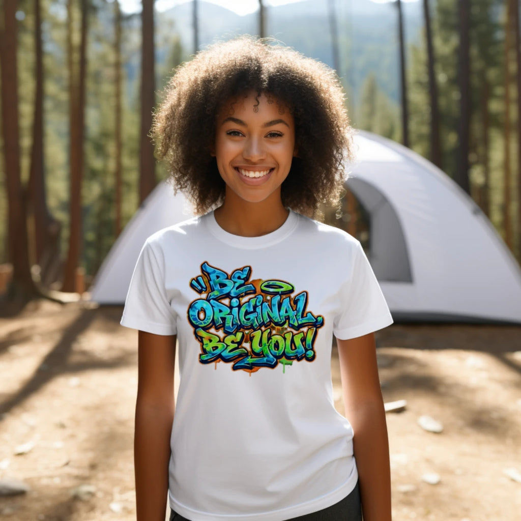 Graffiti motivitional Unisex Capital Performance T-Shirt