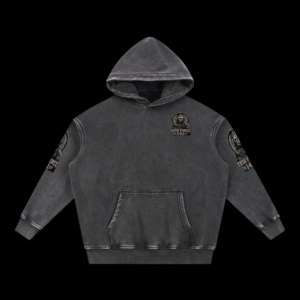 CALL  of  Duty (Snow Wash) and cut Oversized / Heavyweight Hoodie