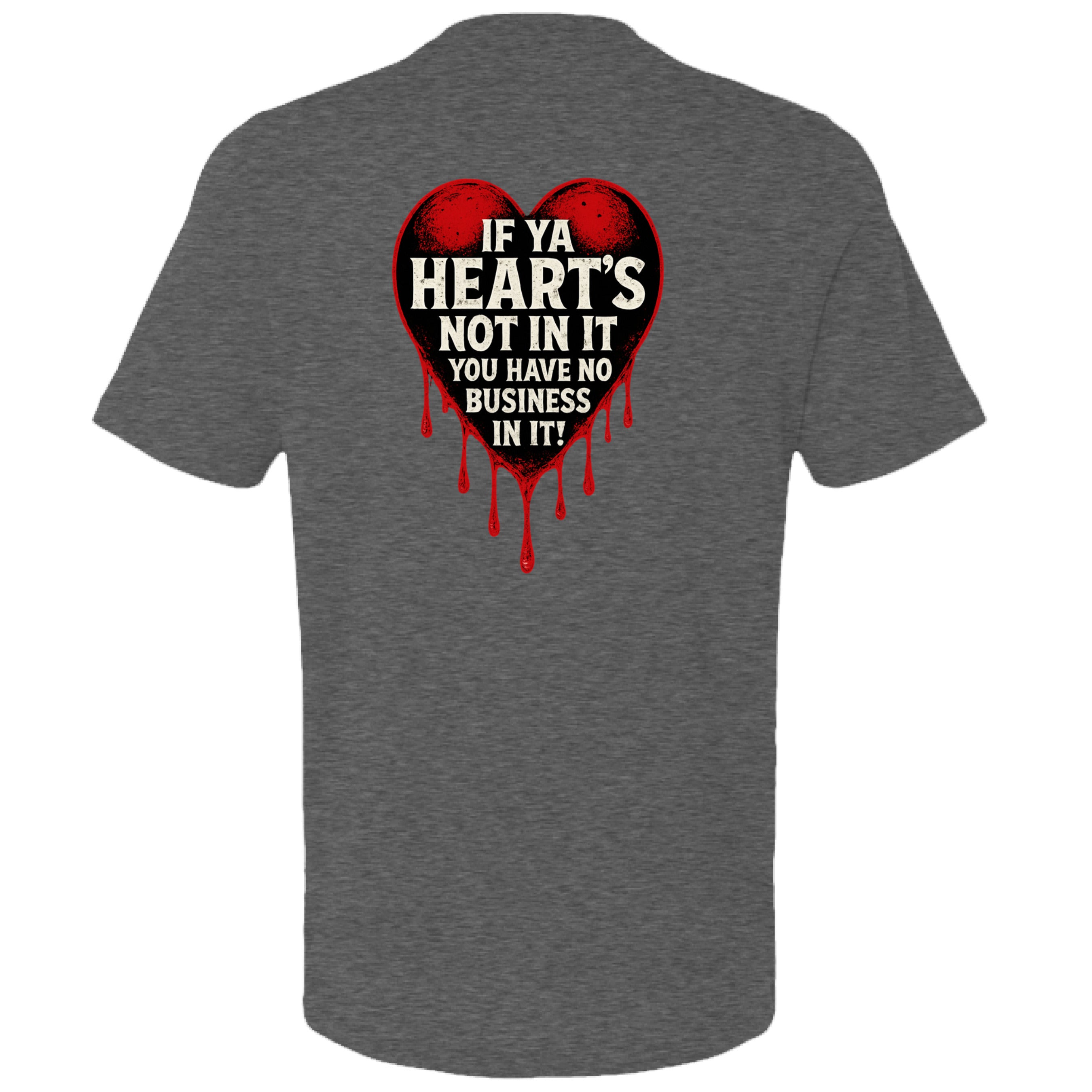 Dark Grey Heather - BACK