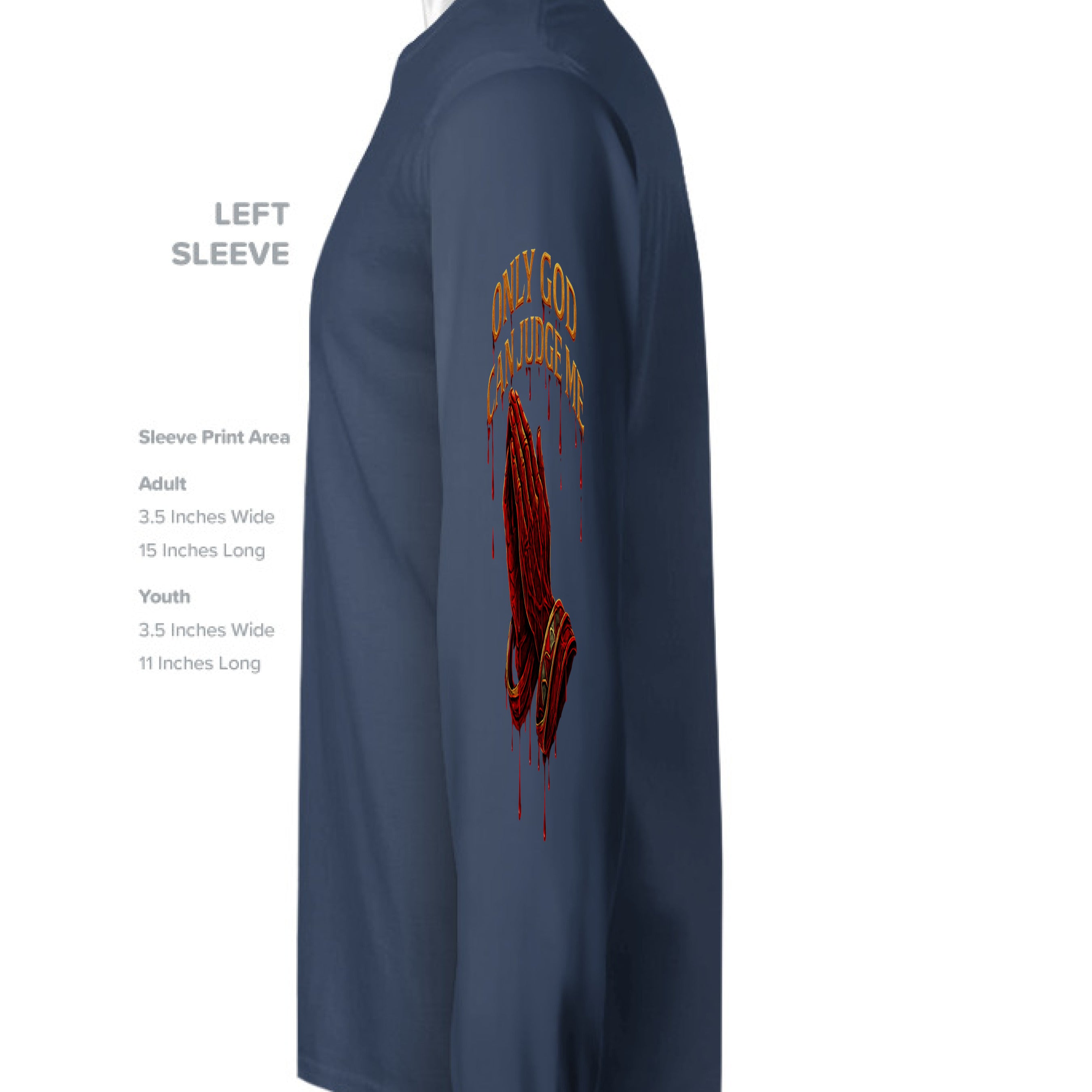 Midnight Navy/ White - SLEEVE_LEFT